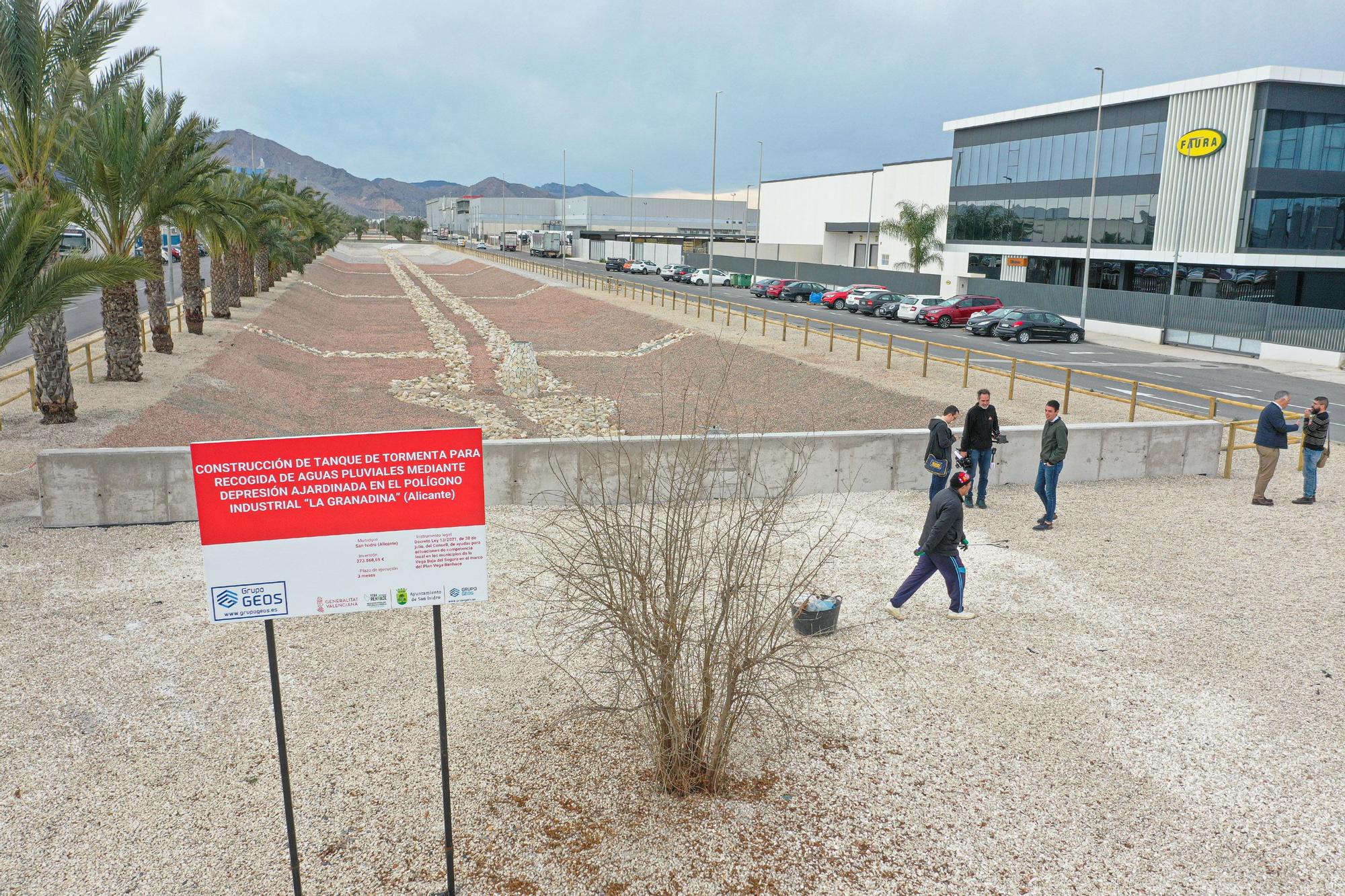 Así es el nuevo tanque de tormentas del Polígono "La Granadina"