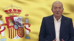 Joan Carles I demana suport per al seu fill en un vídeo