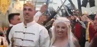 Una pareja andaluza transforma su boda en un capítulo de Juego de Tronos