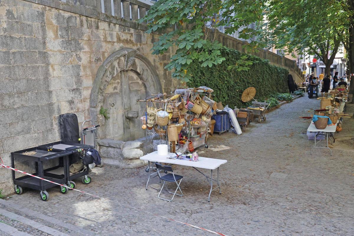 Les imatges d'un nova jornada del rodatge d''Enredados' a Girona Les imatges d'un nova jornada del rodatge d''Enredados' a Girona