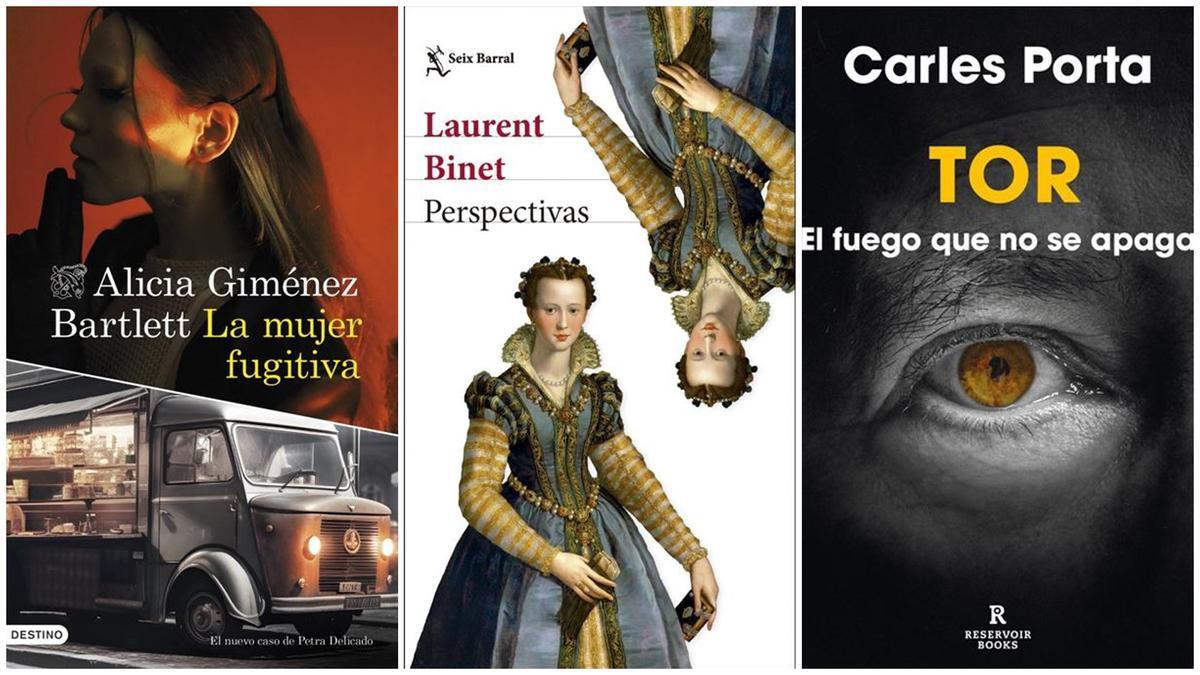 Portadas de las novelas históricas recomendadas para Sant Jordi