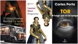 Portadas de las novelas históricas recomendadas para Sant Jordi