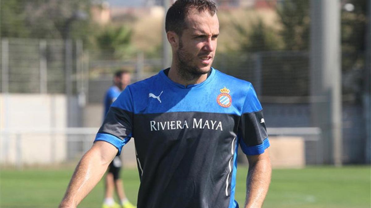 Paco Montañés, en un entrenamiento