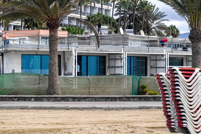 OBRAS ILEGALES CERCA DE LA CHARCA DE MASPALOMAS