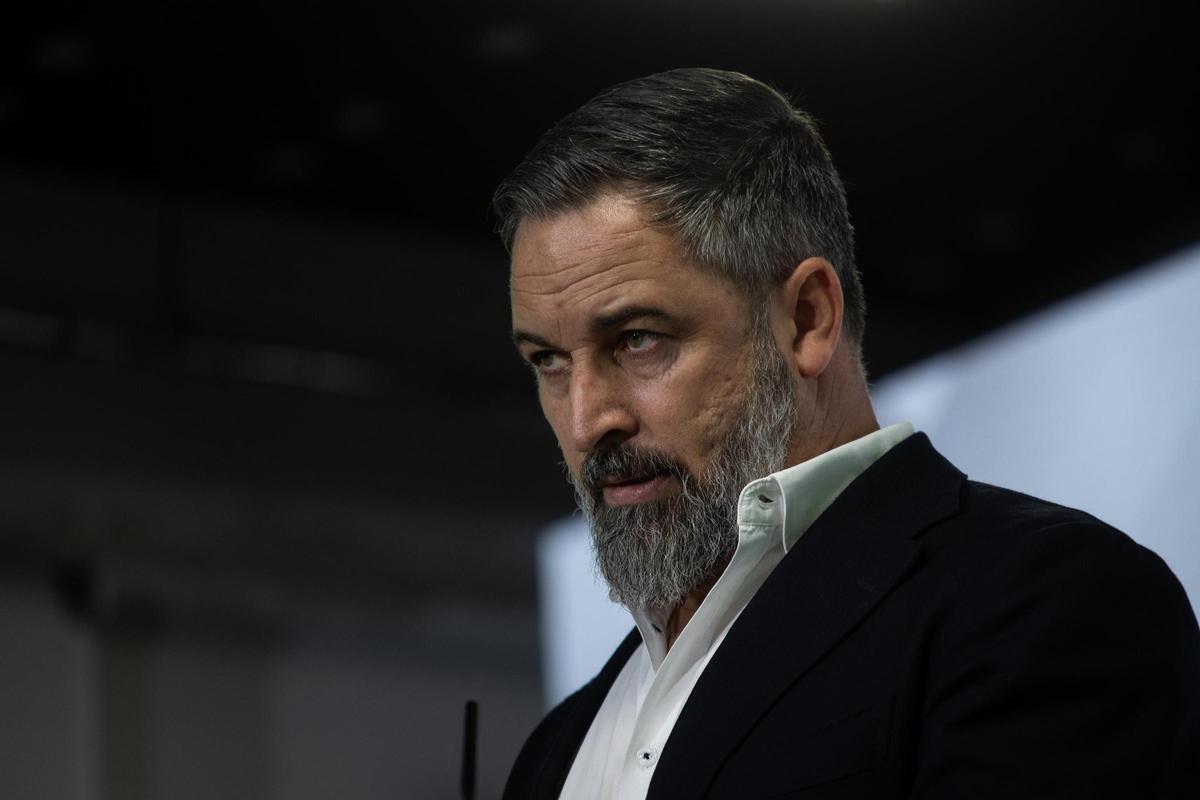 El presidente de VOX, Santiago Abascal.
