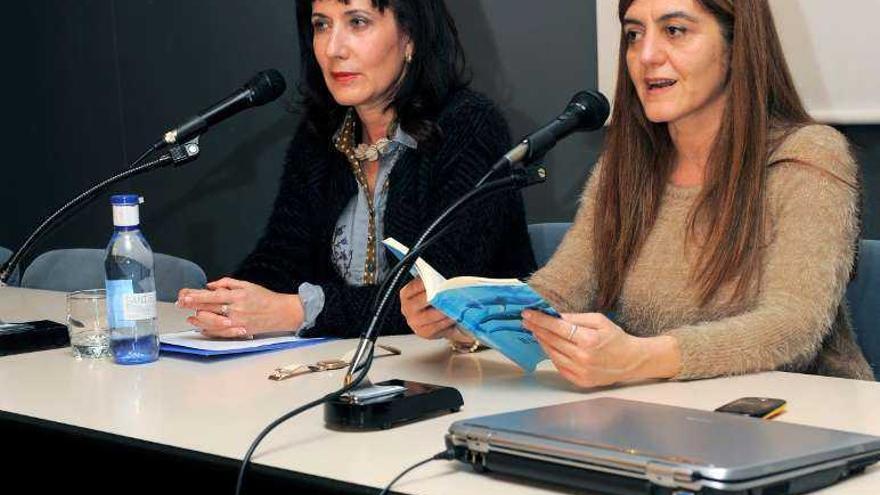 Luz Pontón, a la izquierda, y Flor Fernández Viña.