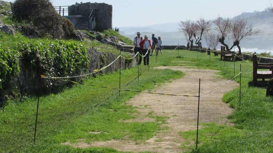 Mimos para el césped del paseo de San Pedro, en Llanes