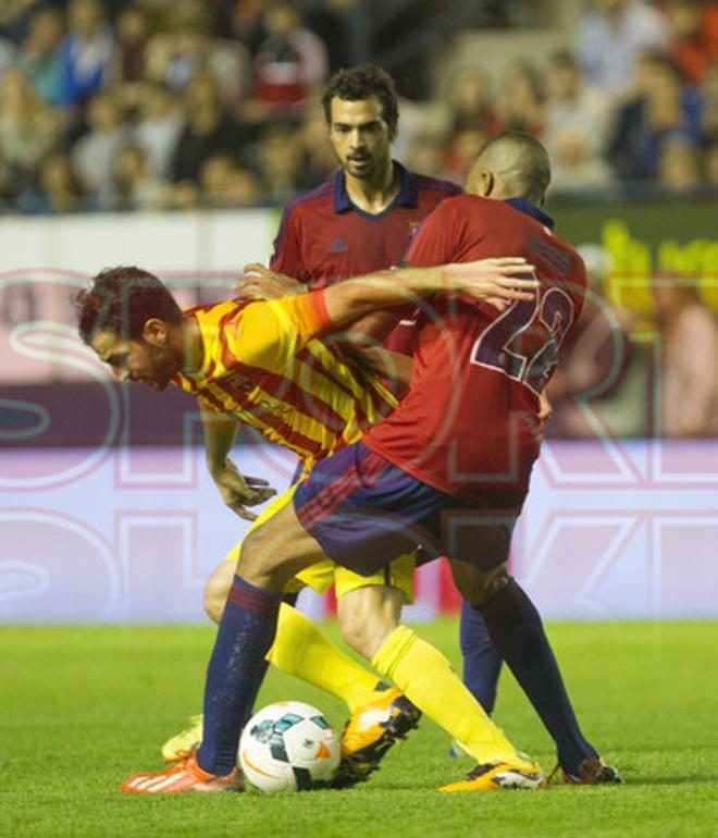 Las imágenes del Osasuna-FC Barcelona