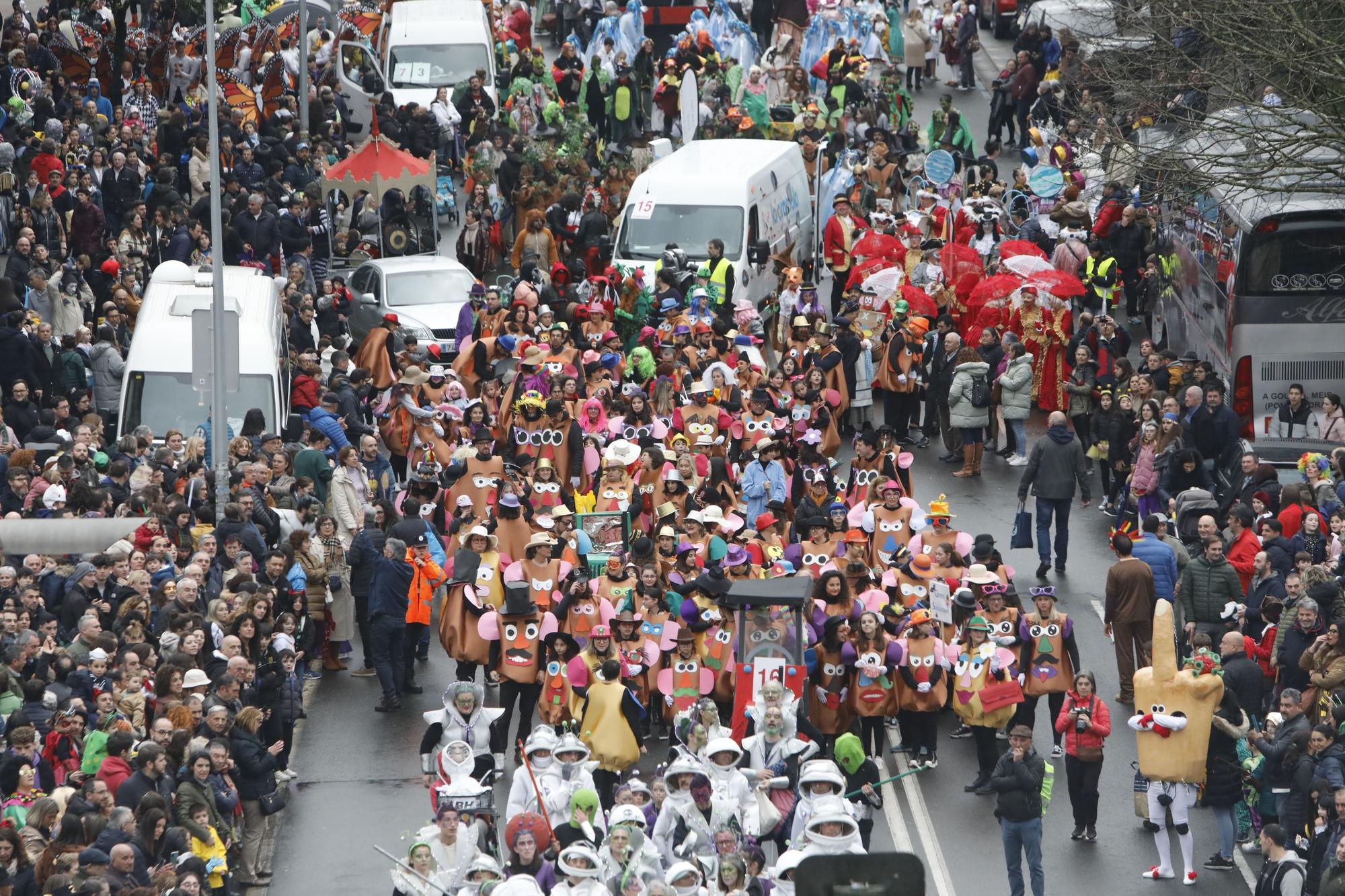 Desfile do Entroido 2023 en Compostela