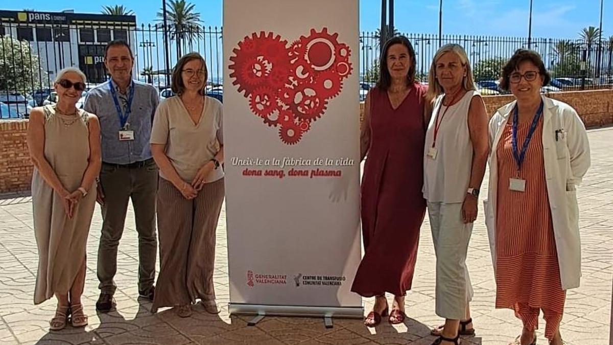 Presentación de la campaña de donación de sangre en verano, en imagen de archivo