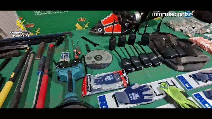 Desarticulada una banda especializada en asaltar bancos y salones de juego