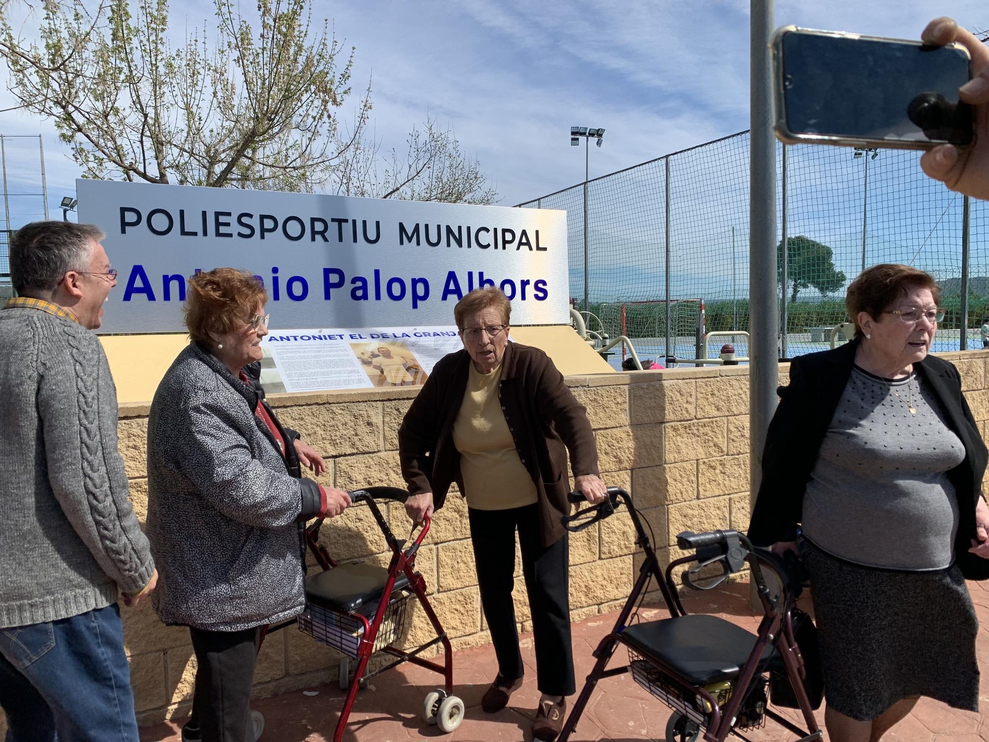 La Granja homenajea al pilotari Antonio Palop