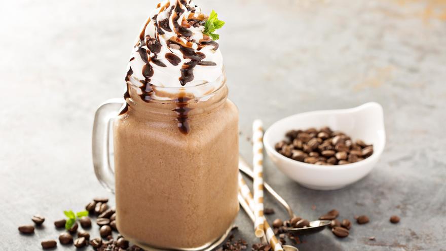 Frappuccino de chocolate.