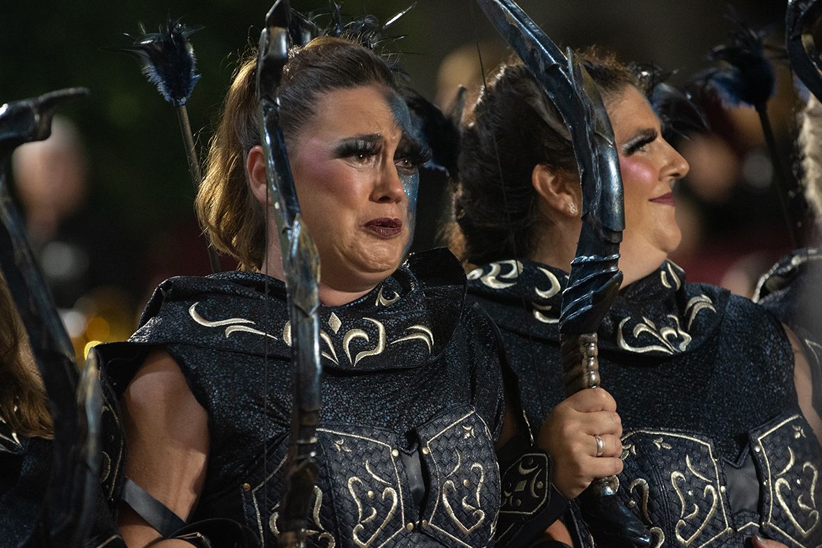 Desfile triunfal de las tropas cristianas en las Fiestas de Altea