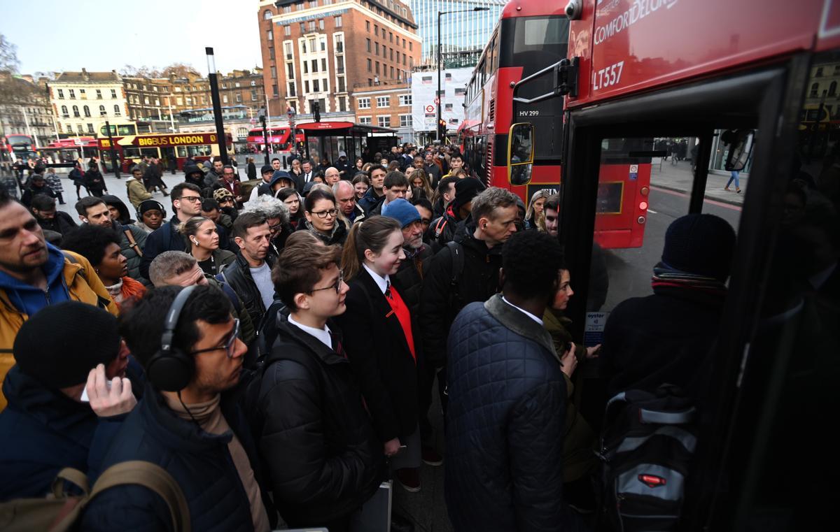 La huelga en el metro de Londres paraliza todas las líneas