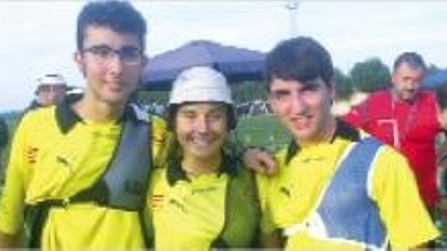 Els tres participants del Tir Arc Olesa al campionat d&#039;Espanya