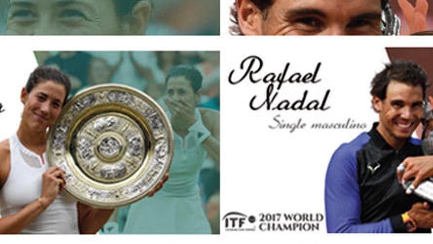 Muguruza y Nadal, Campeones Mundiales ITF 2017