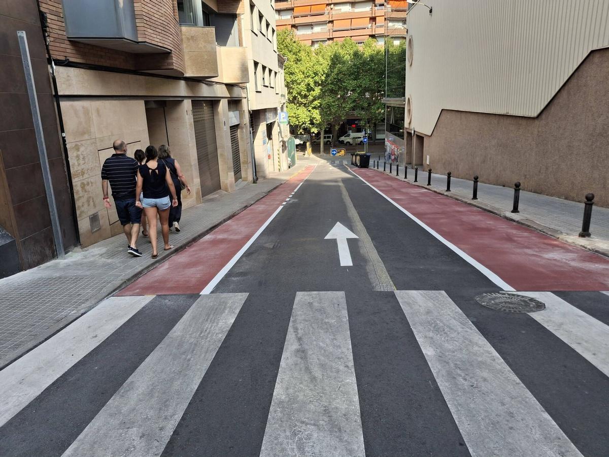 MANRESA . CARRER GUIMERA . CANVIS DE CIRCULACIO . PASSEIG . CARRER CANYELLES. ESQUILETS . SANT JOAN BAPTISTA DE LA SALLE . CARRER INFANTS