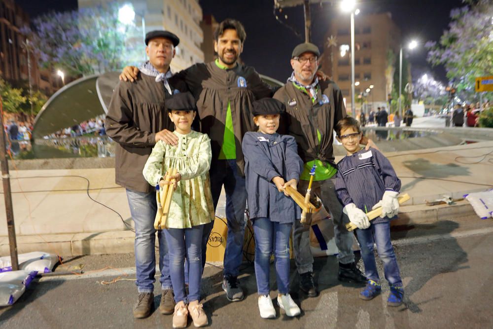 Instante de la Passejà de Sant Onofre celebrada el sábado por la noche en Quart de Poblet.