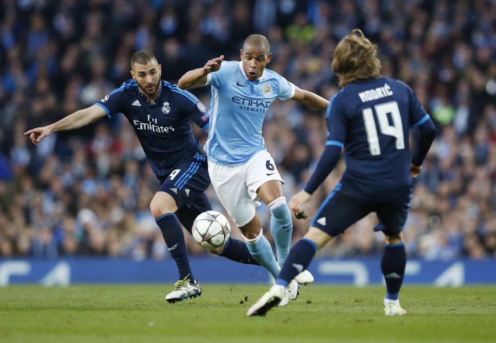 Imágenes del partido entre Manchester City y Real