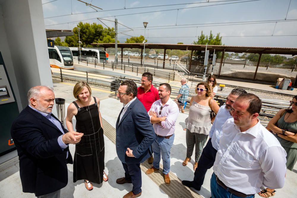 El nuevo apeadero del Tram de Benidorm