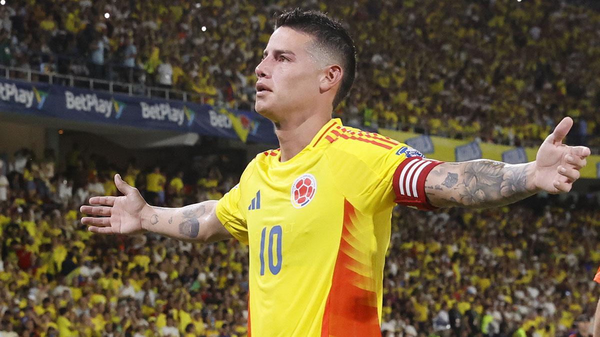 James avisa: "Colombia puede soñar con cosas grandes"