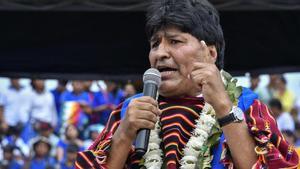 Evo Morales, expresidente de Bolivia.