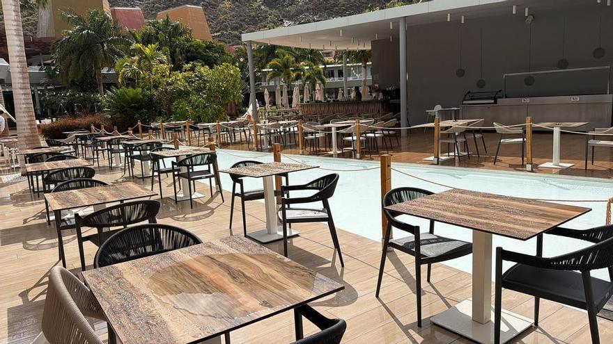 La lluvia hace acto de presencia en Mogán y empapa el Radisson Blu Resort & Spa