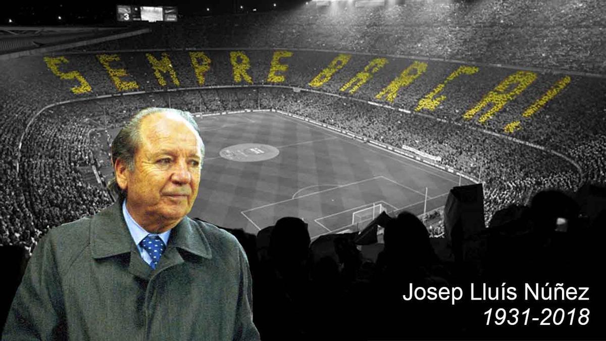 Muere Josep Lluís Núñez, a los 87 años.