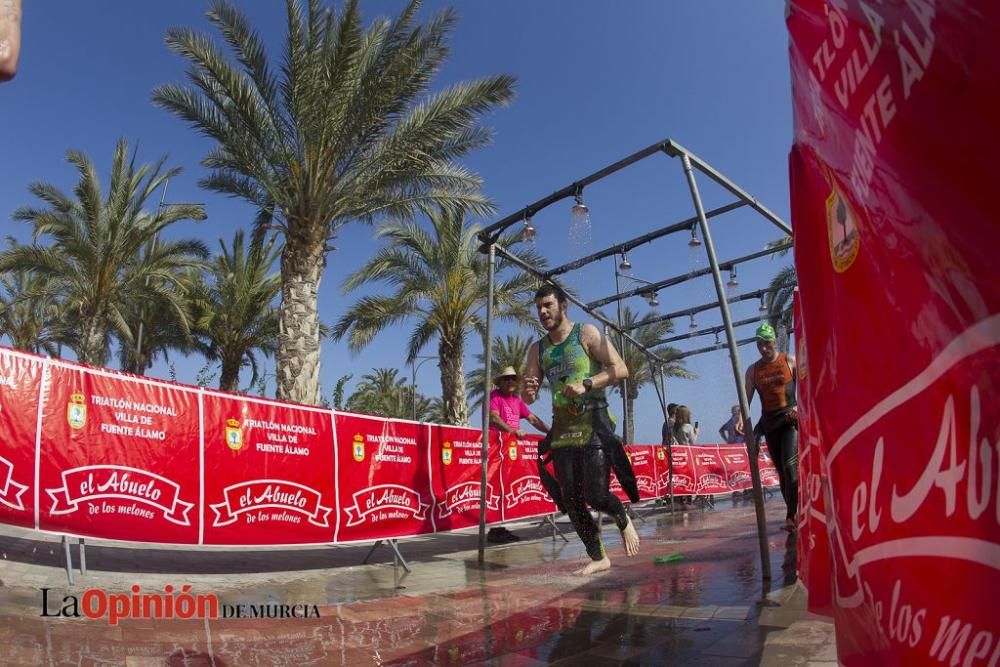 Salida del Triatlón Villa de Fuente Álamo