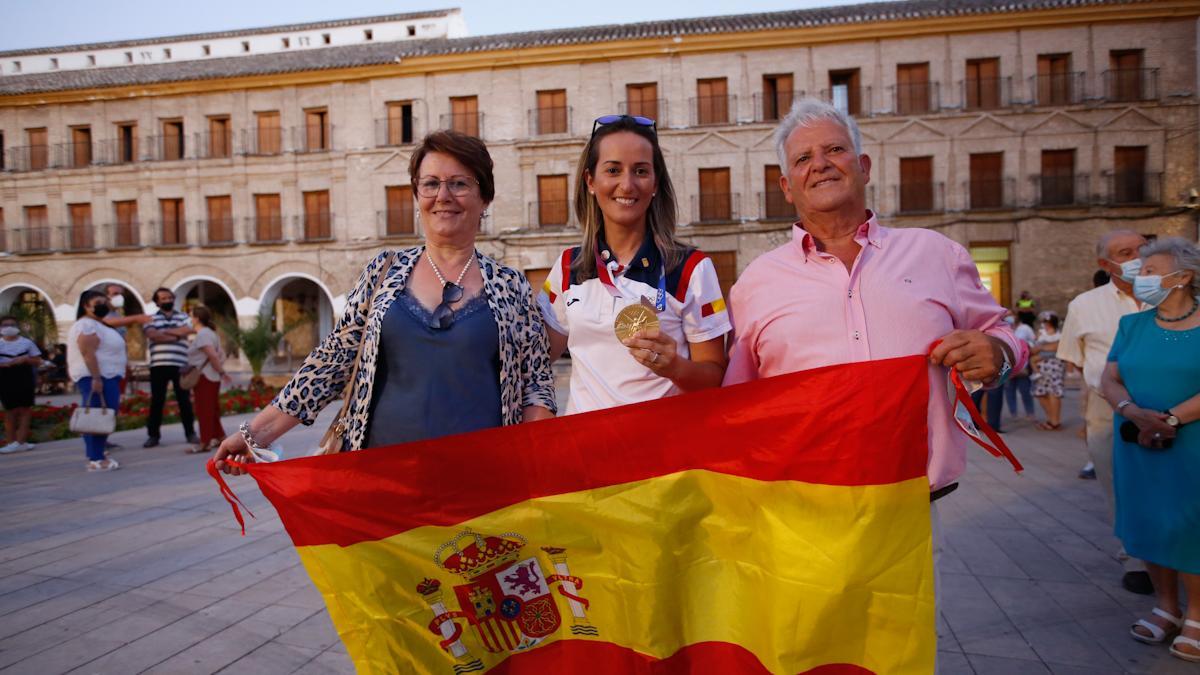 Recibimiento de Fátima Gálvez en Baena