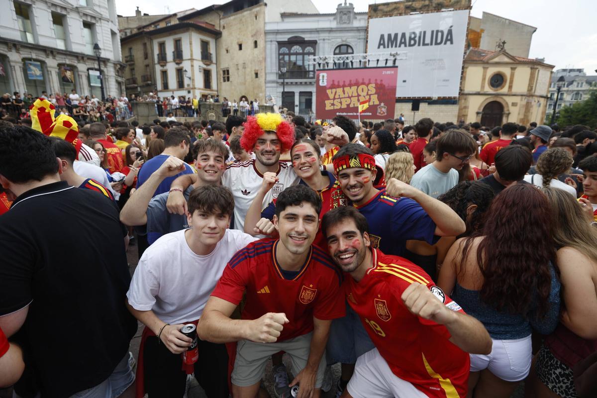 Así se vivió el partido de España contra Francia en Oviedo