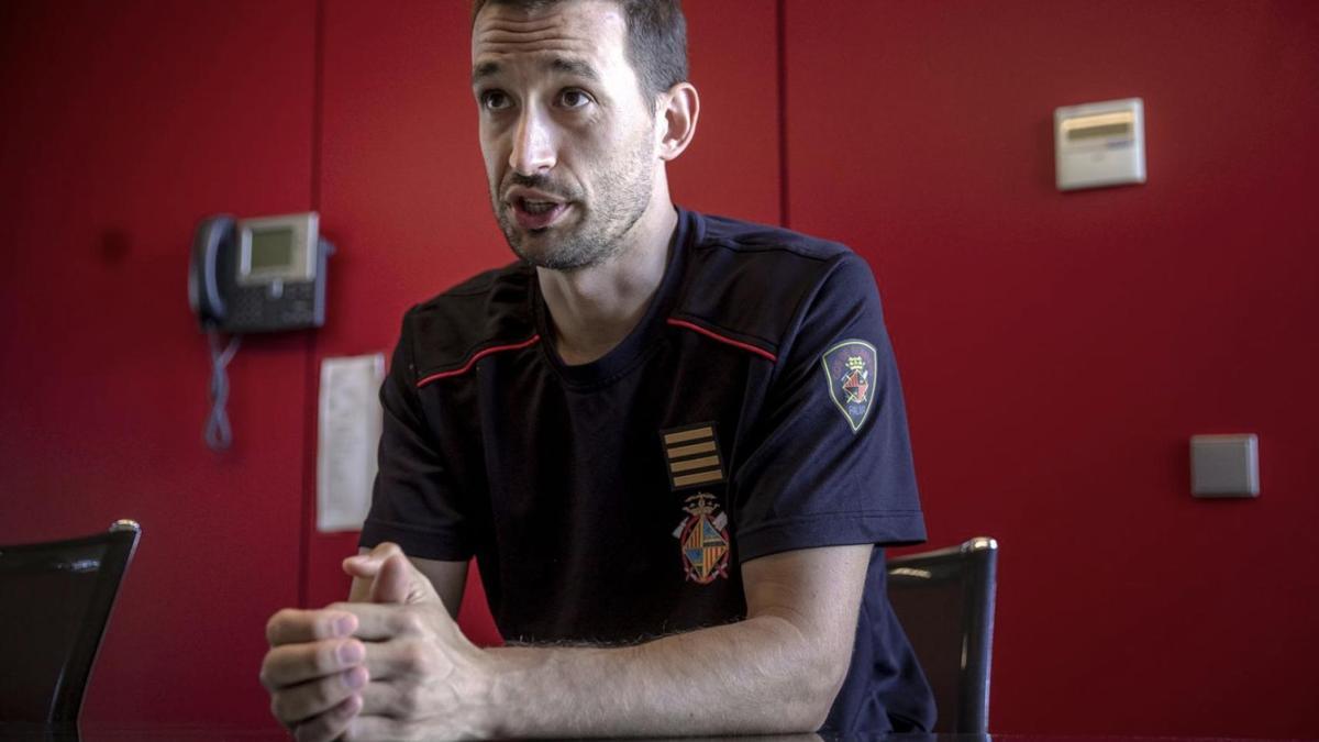 El nuevo jefe de Bomberos, Eder García Colomer.