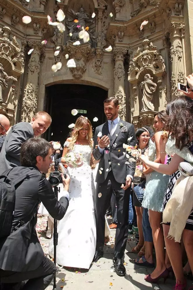 Fernando Llorente y María Lorente se han dado el 'sí, quiero' en San Sebastián