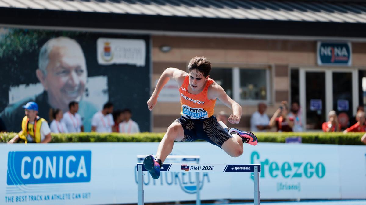 Mauro Seguín, en el Europeo sub 18 de Rueti
