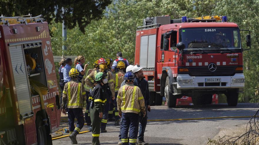 Alerta per un incendi de vegetació a Girona