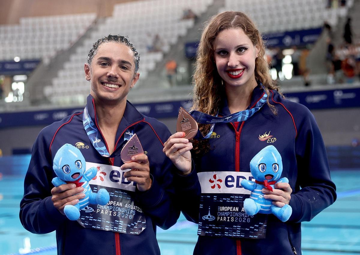 España firma un 'superlunes' con tres medallas en el Europeo de París