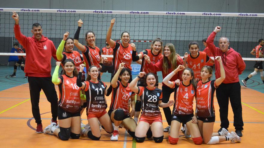 El Xàtiva Voleibol femenino gana al Tenerife y acaba la primera vuelta de la liga en séptima posicición