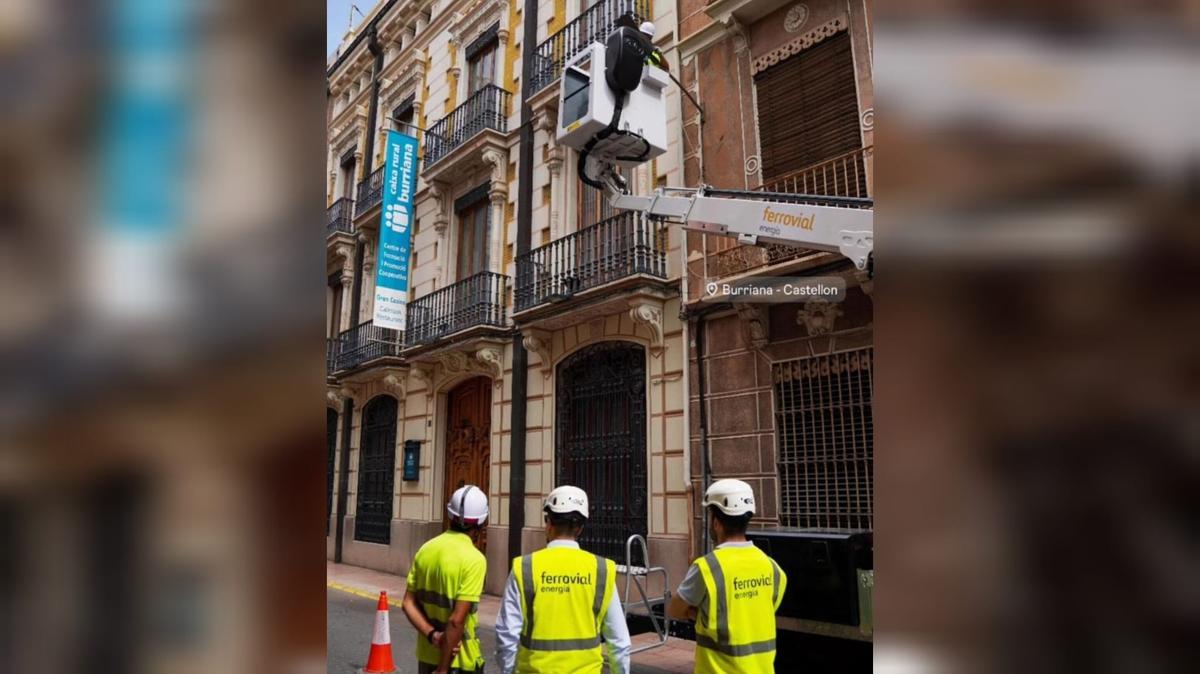 Foto de los trabajos en Burriana.