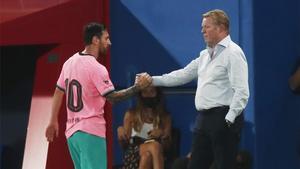 Messi y Koeman