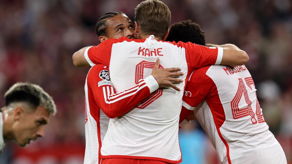 Bayern de Múnich - Manchester United: El gol de Sané