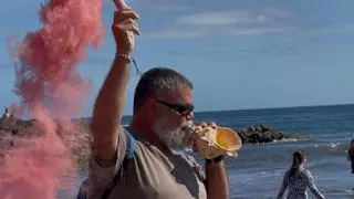 Nueva protesta en Salinetas en contra de las piscifactorías en la costa de Telde