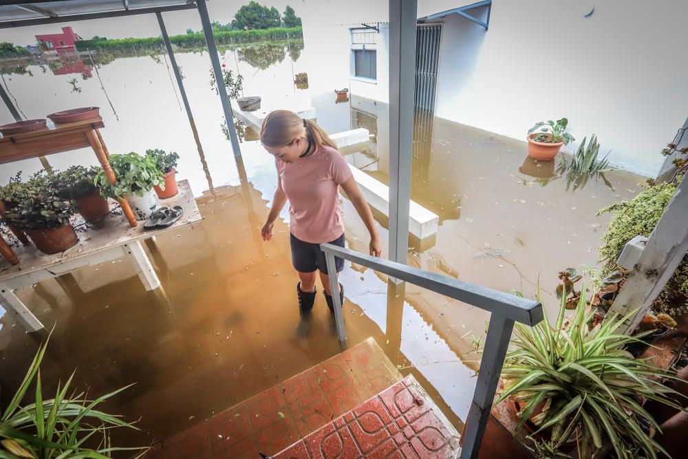 Esta pedanía oriolana ha sido de las más afectadas por las lluvias