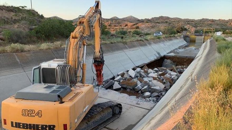 La rotura del canal en Tamarite deja sin riego 20.000 hectáreas