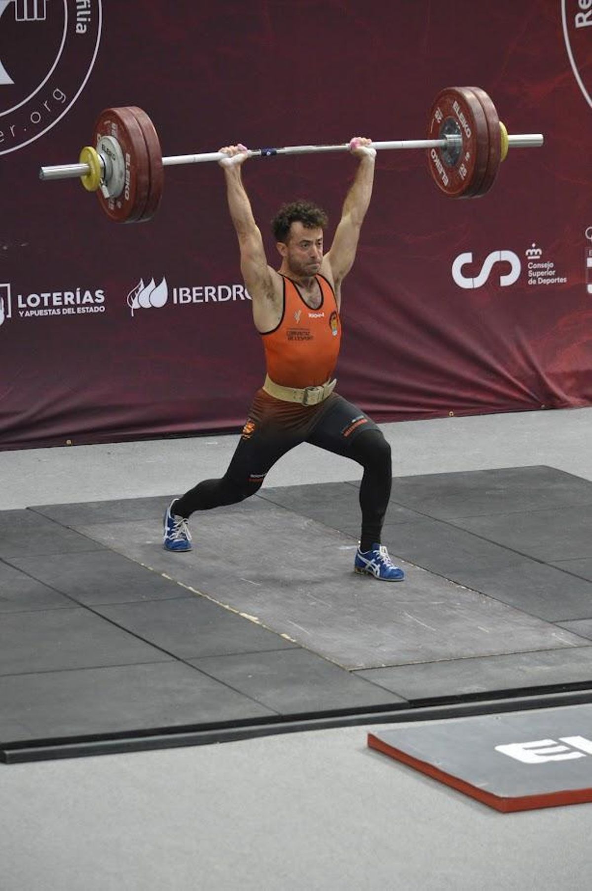 Joan Marco en uno de los levantamientos.