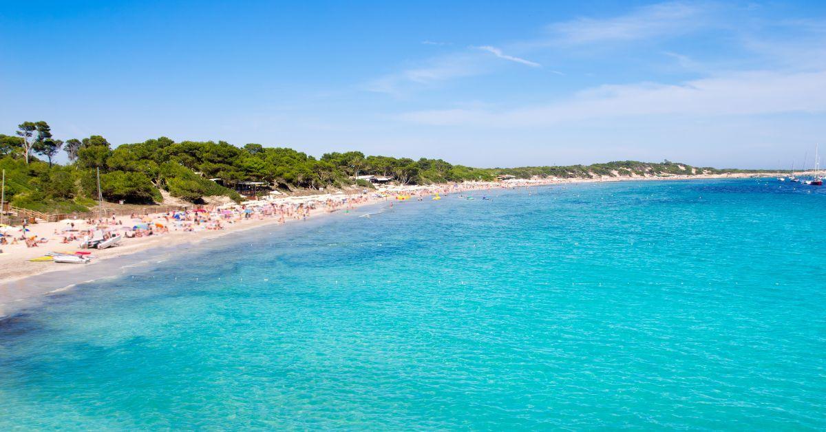 Ses Salines beach.