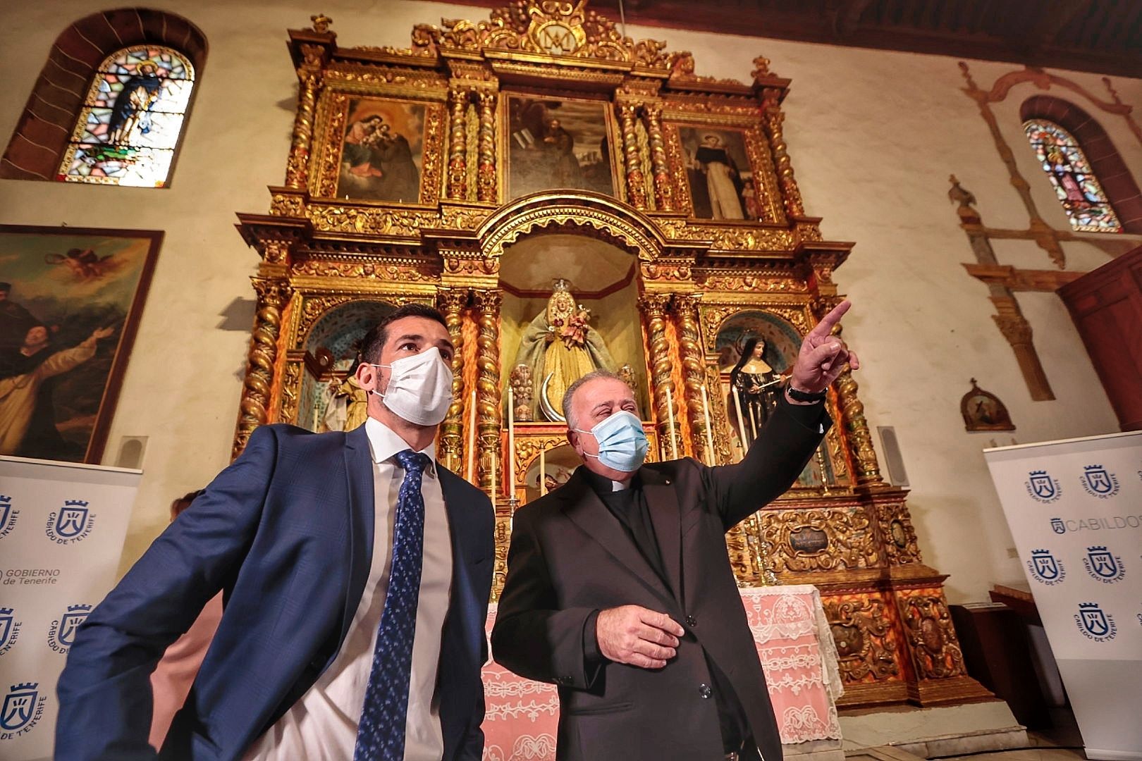 Presentación de la restauración del retablo de Nuestra Señora de la Consolación