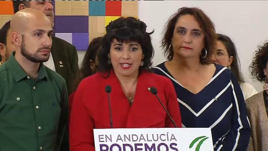 Teresa Rodríguez anuncia la creación de un nueva formación política