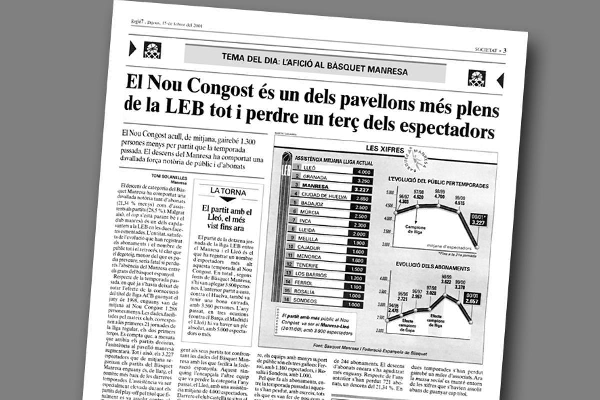 Pàgina del 15 de febrer del 2001