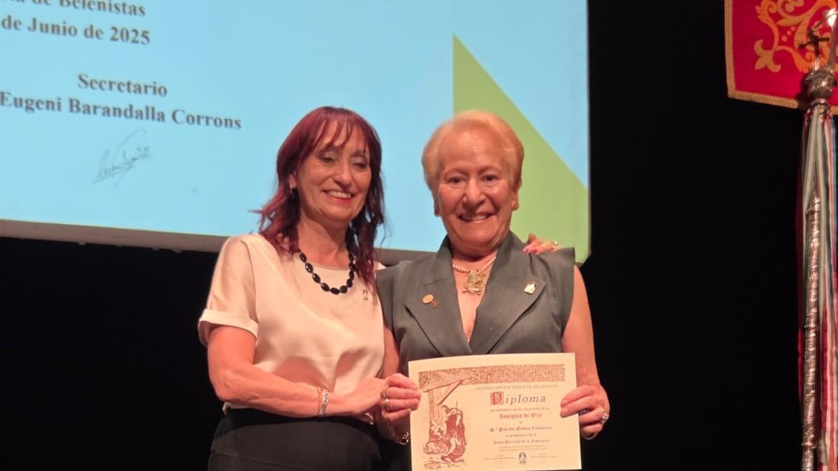 María Antonia Martorell, a la izquierda, y Plácida Novoa.